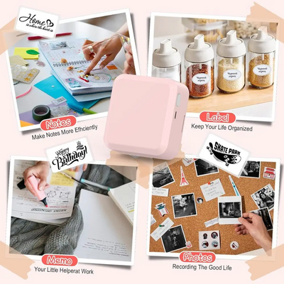 HUIJUTCHEN Label Maker Machine with Tape Image