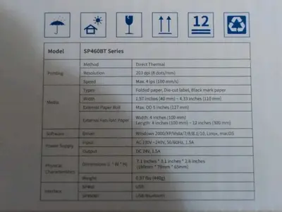 IDPRT SP460BT Image