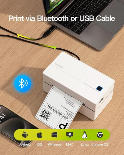 Inateck Bluetooth thermal label printer Image