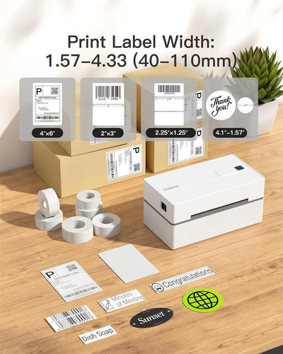 Inateck Bluetooth thermal label printer Image