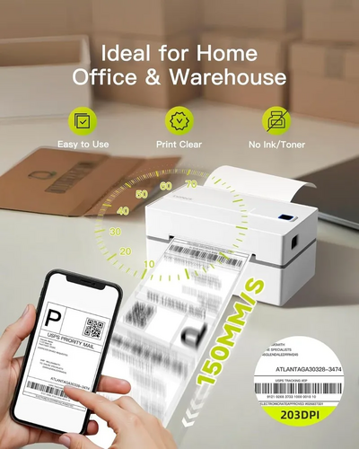 Inateck Bluetooth thermal label printer Image