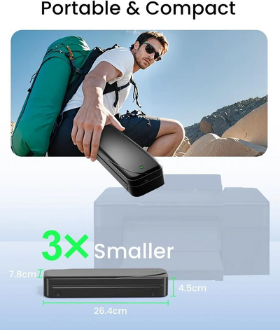 Inkless printer Wireless thermal printer Image