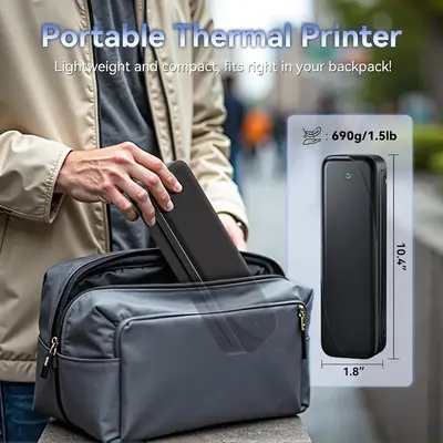 Inkless printer Wireless thermal printer Image