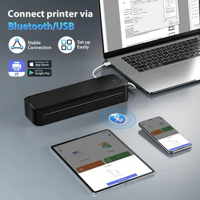 Inkless printer Wireless thermal printer Image