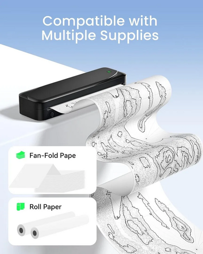 Inkless printer Wireless thermal printer Image