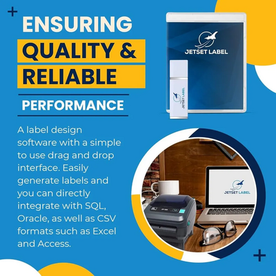 JetSet Label Zebra ZP450 Image
