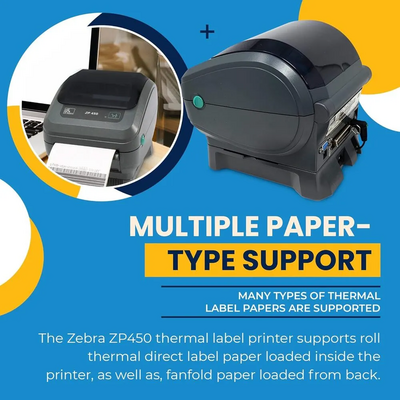 JetSet Label Zebra ZP450 Image