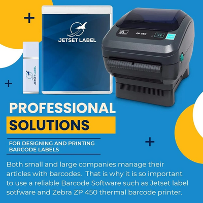 JetSet Label Zebra ZP450 Image
