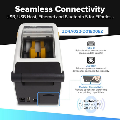 JetSet Label USB & Ethernet Connectivity Image