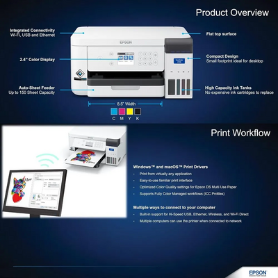 Johnson Plastics Plus SureColor F170 Dye-Sublimation Printer Image
