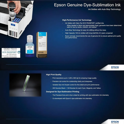 Johnson Plastics Plus SureColor F170 Dye-Sublimation Printer Image