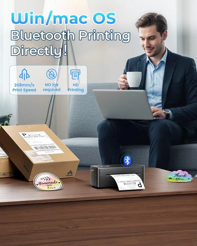 LabelCreate 2410BT Bluetooth Shipping Label Maker Image