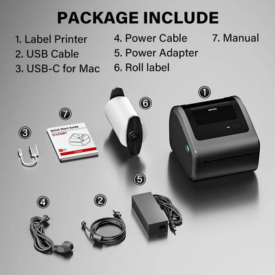 LabelCreate D450-BT Thermal Printer Image