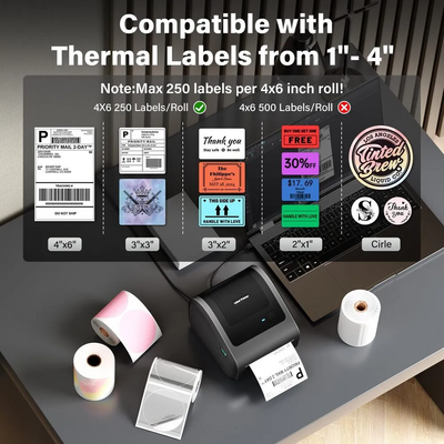 LabelCreate D450-BT Thermal Printer Image