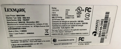 Lexmark T650N Image