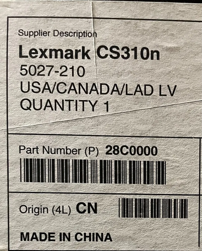 Lexmark Cs310n Image