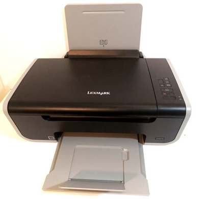 Lexmark Printer x2670 all in one inkjet gray black with cords Image