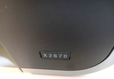 Lexmark Printer x2670 all in one inkjet gray black with cords Image
