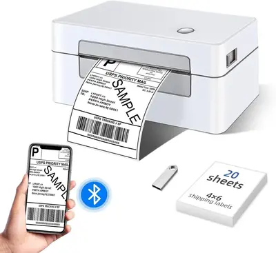 LFPERT Bluetooth Thermal Label Printer Image