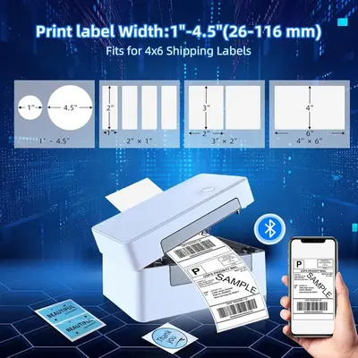 LFPERT Bluetooth Thermal Label Printer Image