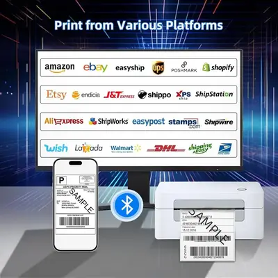 LFPERT Bluetooth Thermal Label Printer Image