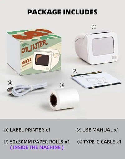 LFPERT BQ1 2 Inch Label Maker Printer Image