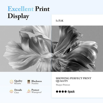 LxTek for Laserjet 1012 toner cartridges 4 black 12a toner cartridges Image