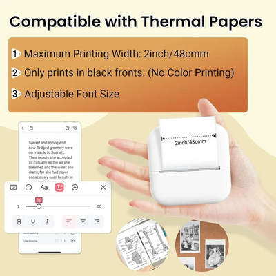 M02L Portable Thermal Printer Sicker printer Image