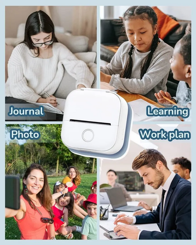 Memoqueen T02 portable sticker photo printer Image