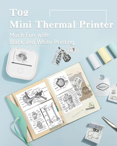 Memoqueen T02 portable sticker photo printer Image