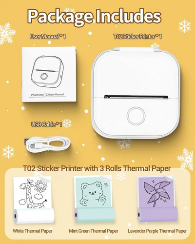Memoqueen Mini Photo Printer Image