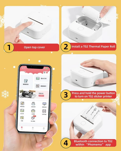 Memoqueen Mini Photo Printer Image