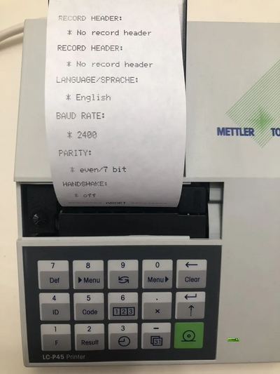 Mettler Toledo Printer Image
