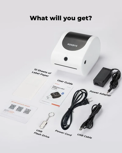 MUNBYN MU-RW411B-WH-US Image