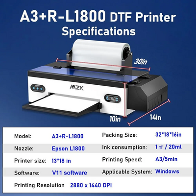 MZK A3 DTF printer+oven Image