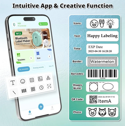 NADAIIN N12 Label Makers Image