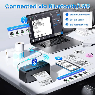 NelkoGlobal 243BT-BK label printer Image