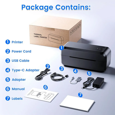 NelkoGlobal 243BT-BK label printer Image