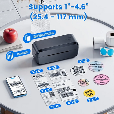 NelkoGlobal 243Bt-Bk Label Printer Image