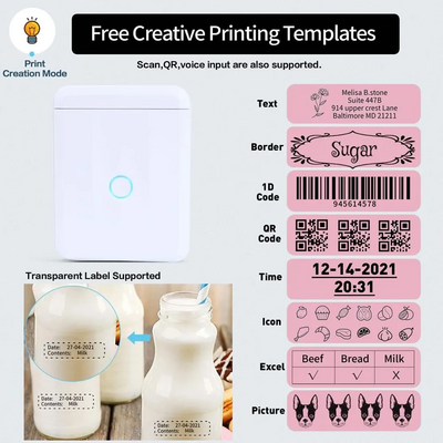 Niimbot lable master D11，D110，B1 Label Maker Image