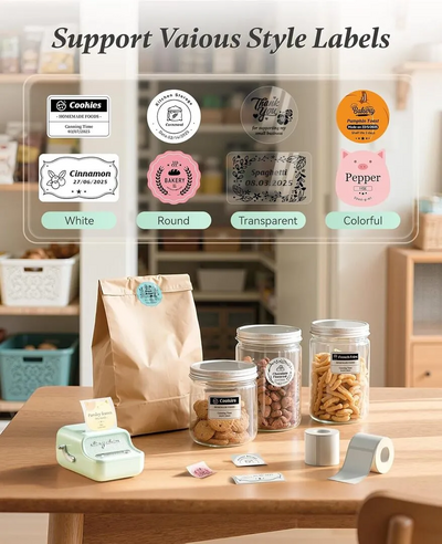 NIIMBOT Printer +3 rolls labels Image