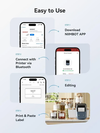 NIIMBOT B1+3Labels Image