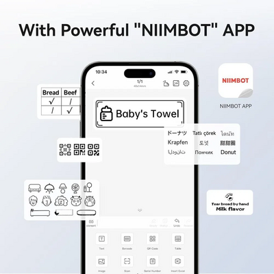 NIIMBOT B1+3Labels Image
