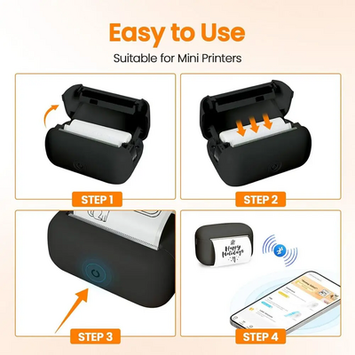 NULLTONEX Label Maker Machine With Tape LB-BK-C1D2-F2 Image
