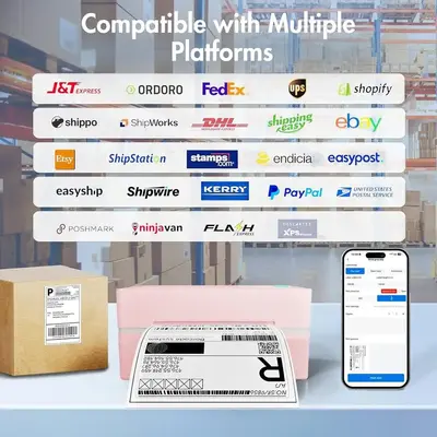 NULLTONEX Y813 Thermal Shipping Label Printer Y813 Thermal Label Printer Image
