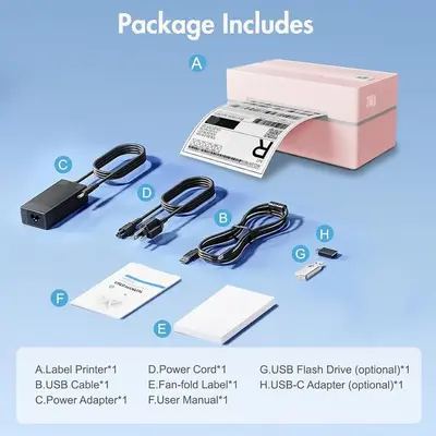 NULLTONEX Y813 Thermal Shipping Label Printer Y813 Thermal Label Printer Image