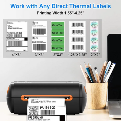 OausTect 4x6 Thermal Label Printer Image