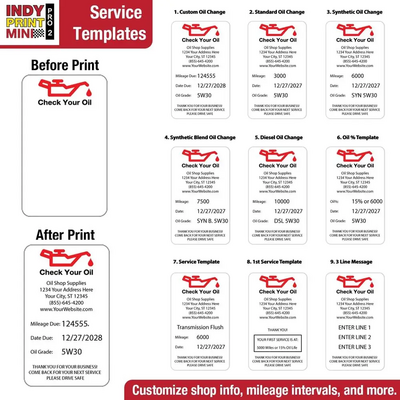 Oil Shop Supplies 10050502-Kit Image
