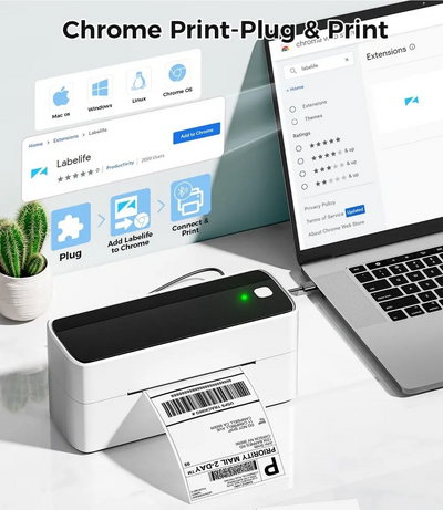 Omezizy Phomemo PM-241-BT Shipping Label Printer Image