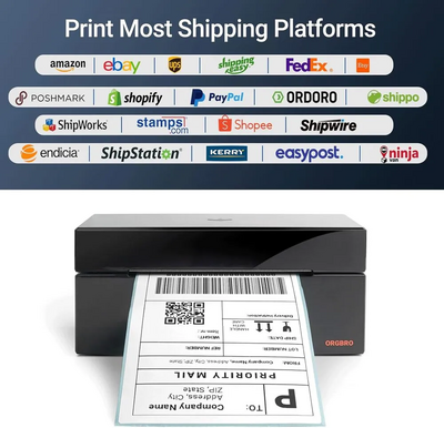 ORGBRO Z1 Thermal Shipping Label Printer Image